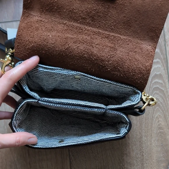 Kate Sheridan Chocolate Cross Body Bag - Picture 5 of 5